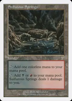 Sulfurous Springs 7th Edition MP MTG - Image 1