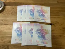 8x Pokemon TCG Prismatic Evolutions ETB Player's Guide Manual Book - Image 1