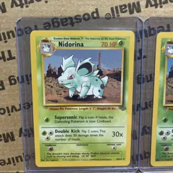 Nidorina - 40/64 Jungle Unlimited Uncommon Pokemon - NM Lite Ink! - Image 2