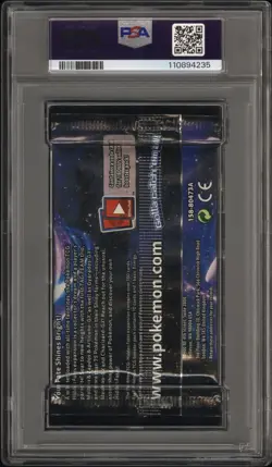 2019 Pokemon INT'L Hidden Fates Foil Booster Pack Mew Art PSA 10 Gem Mint - Image 2