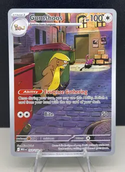Pokemon - Gumshoos - 153/132 - ME01: Mega Evolution - Image 1