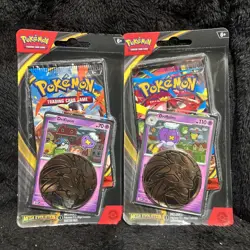 Pokemon TCG Mega Evolution Single Pack Booster Blister Set - Drifloon + Drifblim - Image 1