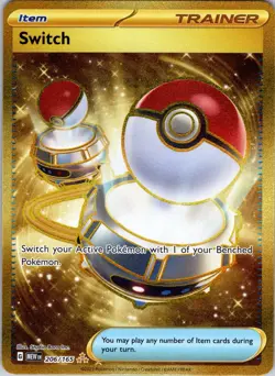 Switch 206/165 SV: Scarlet & Violet 151 Hyper Rare Pokemon TCG NM - Image 1