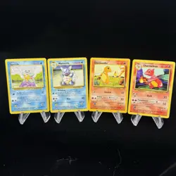 Charmander Squirtle Charmeleon Wartortle Base Unlimited Pokemon LP-MP 🔥 💦 - Image 1
