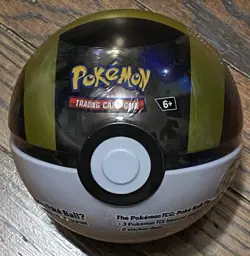 Pokemon TCG PokeBall Tin - Great Ball D25 - Sealed NEW - Gold & Purple - Image 2