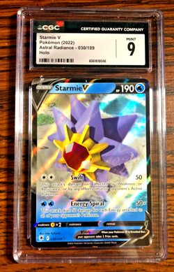 Starmie V Ultra Rare #030 - CGC MINT 9 - 2022 SWSH Astral Radiance - Pokemon TCG - Image 1