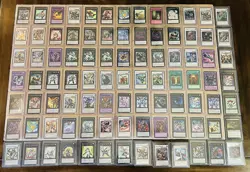 Big Lot of Yugioh Trading Cards - 91 Total Top Loaded Cards - Image 1