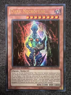 Yugioh Dark Necrofear LC03-EN002 Ultra Rare Limited Edition NM - Image 1