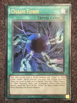 Yugioh Chaos Form MVP1-EN008 Ultra Rare 1st Edition NM - Image 1