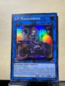 *** I:P MASQUERENA *** 1ST EDITION ALTERNATE ART RA02-EN042 SUPER RARE YUGIOH! - Image 1