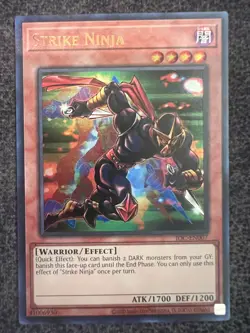 Yugioh Strike Ninja IOC-EN007 Ultra Rare Unlimited Edition NM - Image 1
