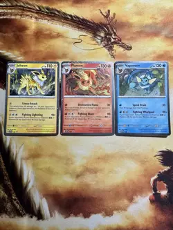 Prismatic Evolutions Poster Collections 3 Foil Promo Cards -Vaporeon Flareon Jol - Image 1
