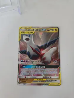2019 Latias & Latios GX 113/181 Team Up Ultra Rare Full Art Pokemon Card NM - Image 2