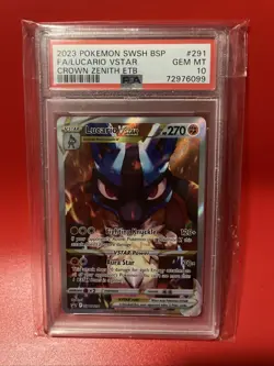 Lucario VSTAR SWSH291 SWSH: Sword & Shield Promo Cards Holo - PSA 10 - Image 1