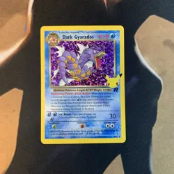 Dark Gyarados Celebrations Classic Collection 8/82 Pokemon Card Raw Holo - Image 1