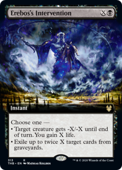 Erebos's Intervention (Extended Art) FOIL Theros Beyond Death NM CARD ABUGames - Image 1