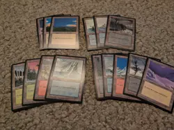 15 Card MTG Magic The Gathering ICE AGE Land Lot ALL DIFFERENT - Image 2