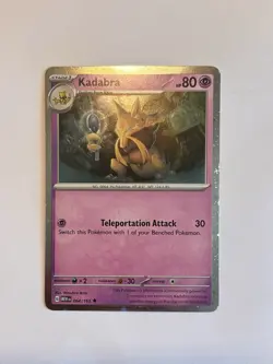 COSMOS Holo Kadabra 064/165 Holo Promo Pokemon 151 Card NM/M Alakazam EX Box - Image 1