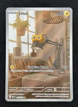 Pokemon TCG Joltik Illustration Rare Card 116/086 S&V White Flare - Image 1