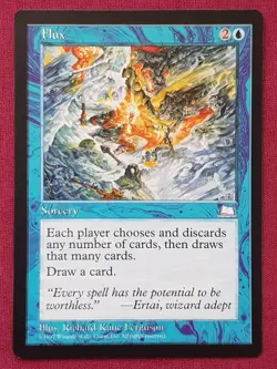 Magic The Gathering WEATHERLIGHT FLUX blue card MTG - Image 1