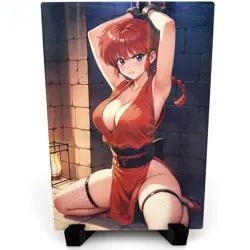 Ranma Saotome Sexy Hot Anime Waifu Girl Doujin Lewd Goddess Story Holo Art Card - Image 2