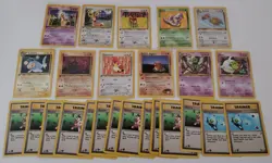Lot of 25 1st Edition Pokemon Cards, Girafarig, Stantler, Fearow, Onix, Xatu - Image 1
