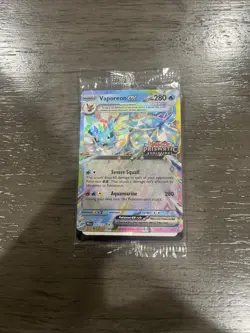 Vaporeon EX Prismatic Evolutions STAMPED Sealed Promo Card 023/131 Surprise Box - Image 1