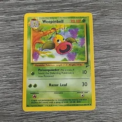 Weepinbell 64/130 Base Set 2 - Pokemon Card TCG - WOTC 1999 - Image 1