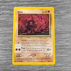 Pokemon TCG Card Onix 69/111 Neo Genesis Common WOTC - Image 1