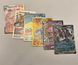 Lot of 6 Pokemon TCG Cards Holo Rare NM Plus One Mystery Card - Image 1