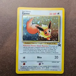 Eevee 11 Black Star Promo Pokemon Card Holo - Image 1