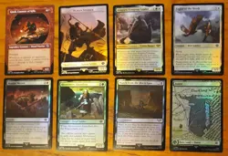 Lot of 8 Cards The Lord of Rings Tales of Middle-Earth LOTR Magic Gathering MTG - Image 1