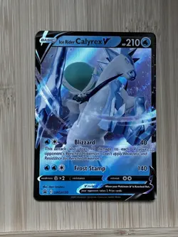 Ice Rider Calyrex V SWSH130 SWSH: Sword & Shield Promo Cards - Image 1