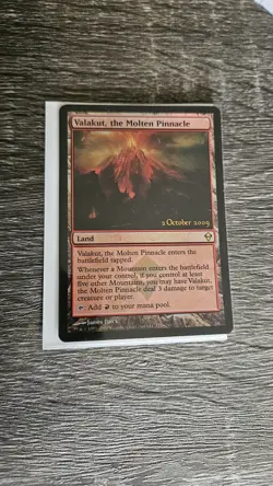 Magic the Gathering Launch Party Foil Promo Valakut, The Molten Pinnacle - Image 1
