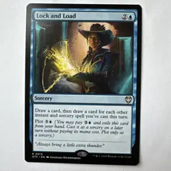 MTG Lock and Load x1- -Outlaws Thunder Junction Cmdr-Near Mint - Image 1