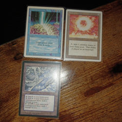 MTG. Sol Ring, Braingeyser, Underground River, Adarkar Waste, Regrowth. All 5!NM - Image 1