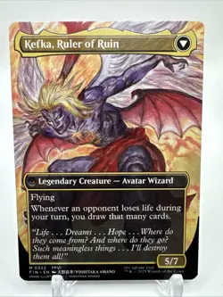 Kefka, Court Mage (Borderless) (0322) MTG - Final Fantasy - NM Mythic - Image 2