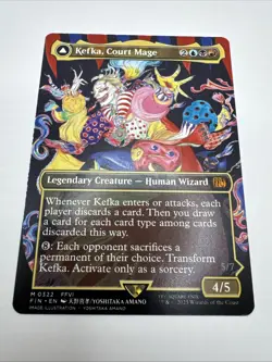 Kefka, Court Mage (Borderless) (0322) MTG - Final Fantasy - NM Mythic - Image 3