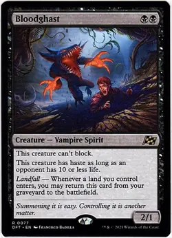 MTG Aetherdrift Bloodghast (Rare) - Image 1