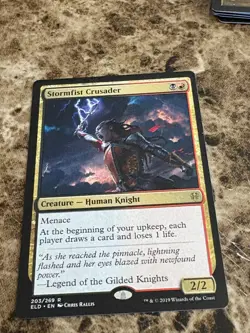 STORMFIST CRUSADER Magic MTG Throne of Eldraine - Image 1