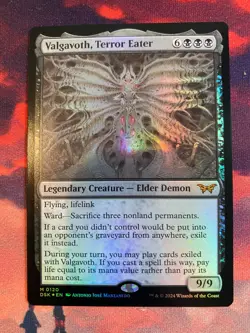 MTG Duskmourn Valgaoth Terror Eater Foil - Image 1