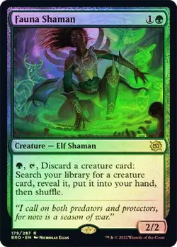 Fauna Shaman - Rare FOIL - The Brothers' War #179/287 - Image 1