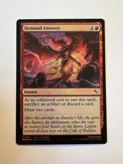 Demand Answers - FOIL - MTG Murders at Karlov Manor - NM - Image 1