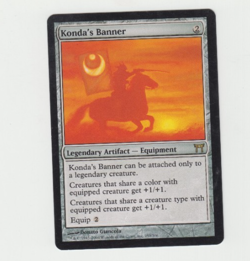Konda's Banner *Champions of Kamigawa* MTG Magic the Gathering - Image 1