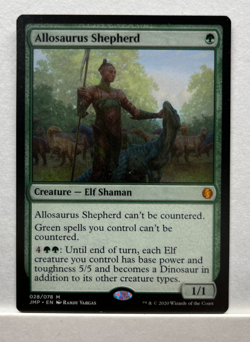 MTG Allosaurus Shepherd Jumpstart Regular 1/1 Creature Tree NM Randy Vargas B5 - Image 1