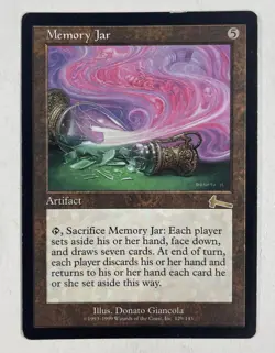 Memory Jar Urzas Legacy LP Light Play MTG Magic The Gathering - Image 1