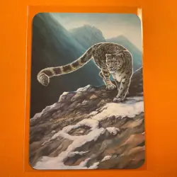 ALPHA FOIL Snow Leopard Sorcery: Contested Realm Lindsey Crummett Ordinary - Image 2