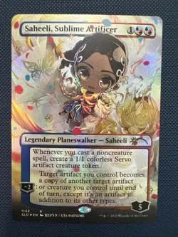 MTG Saheeli, Sublime Artificer (Borderless) - Secret Lair (SLD) NM Foil - Image 1