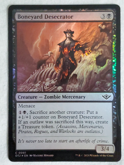 Boneyard Desecrator 81 Outlaws of Thunder Junction Foil Magic the Gathering - Image 1