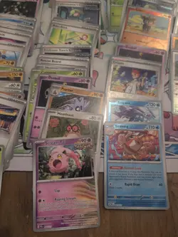 Lot Of 221 Pokemon Cards from Prismatic Evolution, Reverse Holos, Bulk - Image 4